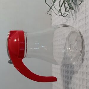 Vintage Gemco Syrup Dispenser Red Top